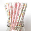 Colorful Paper Straws Rosy